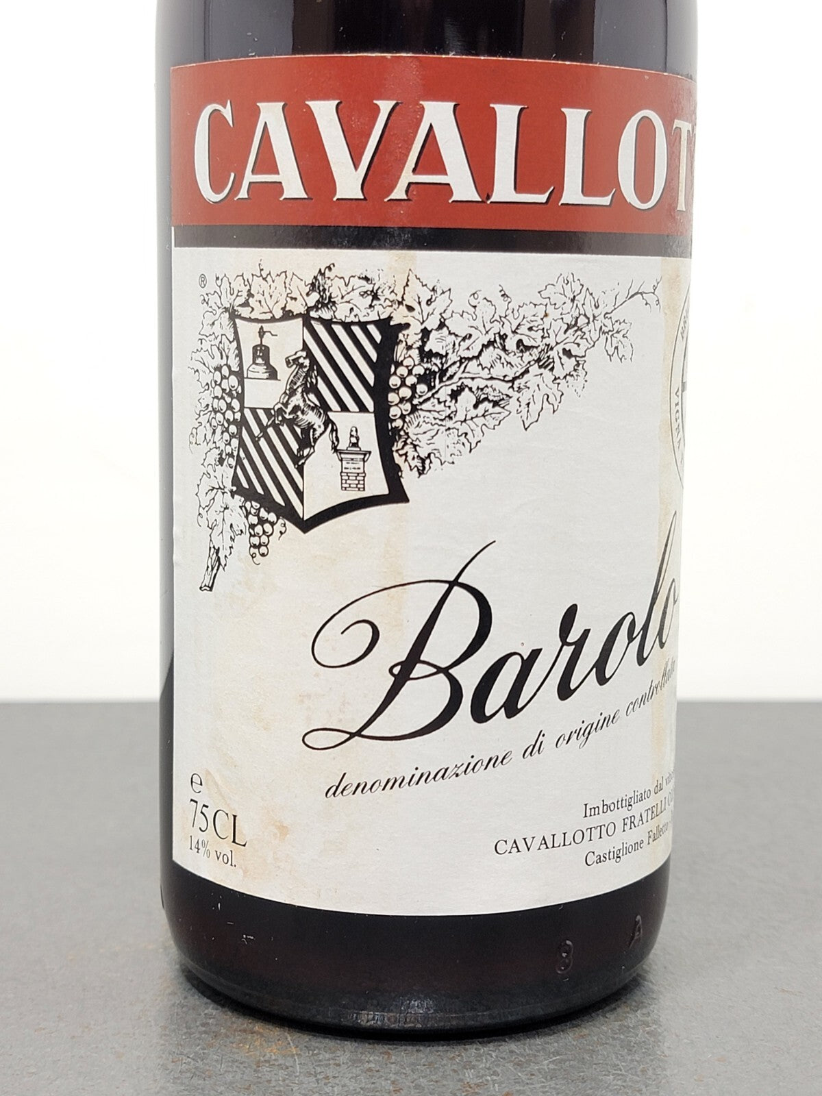 Barolo Cavallotto Bricco Boschis Riserva  Speciale 1976 bott..75 cl 14%