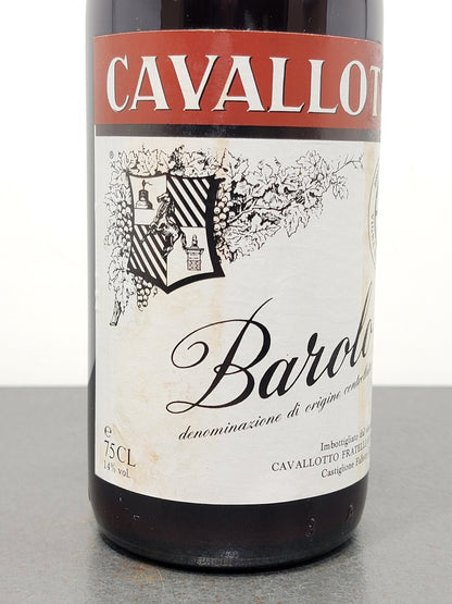 Barolo Cavallotto Bricco Boschis Riserva  Speciale 1976 bott..75 cl 14%