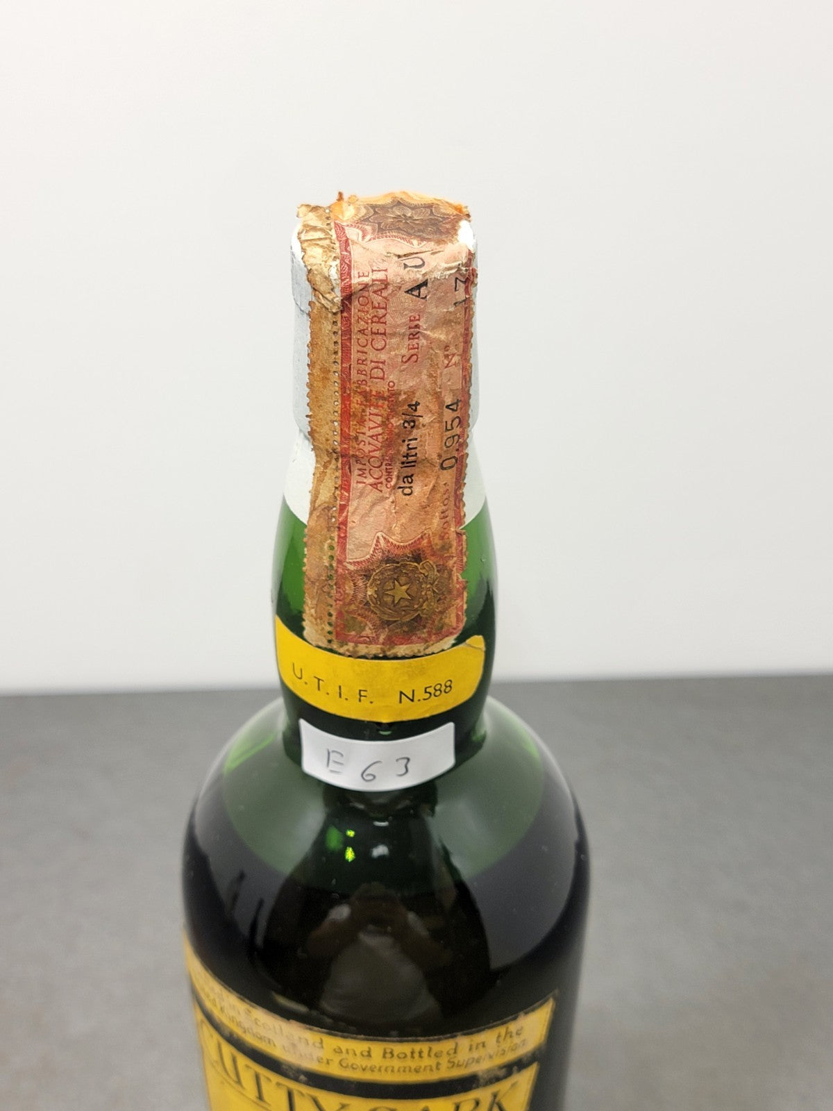 Whisky Cutty Sark 1960s Berry Bros Rudd Blended Scotch Whisky bott. 75 cl 43%