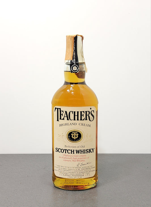 Whisky Teacher's 1970s Highland Cream Scotch Whisky bott.75 cl 40%