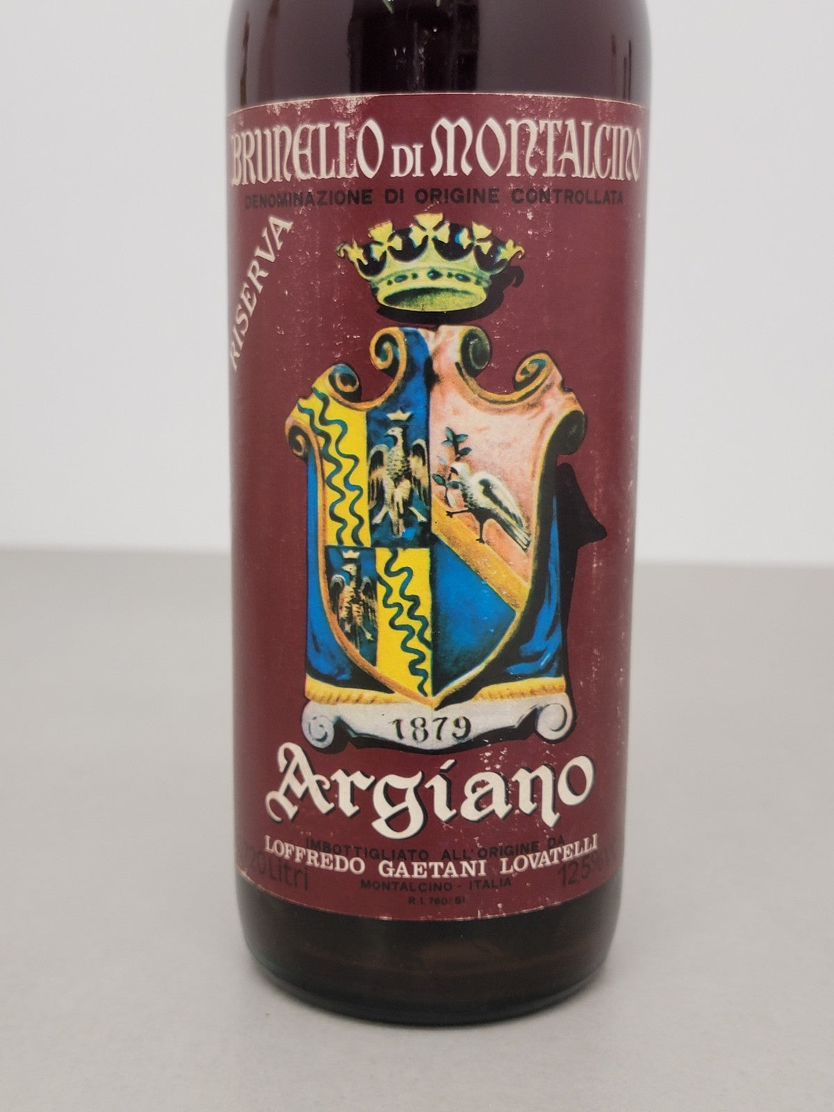 Argiano Riserva 1972 Brunello Di Montalcino Loffredo G. Lovatelli 72 cl 12,5%