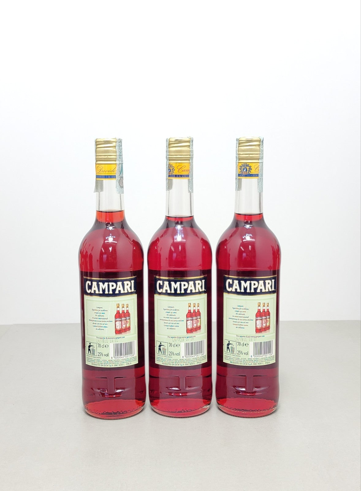 Campari Limited Edition 150 Anniversary Avaf,Rehberger V.Beecroft 3 bottle 70 cl