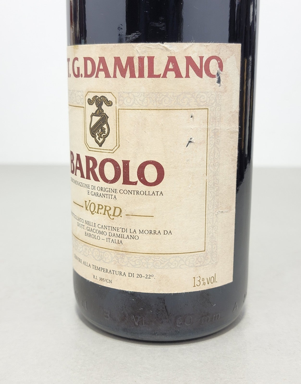 Barolo Giacomo Damilano 1983 La Morra bott. 75 cl 13%