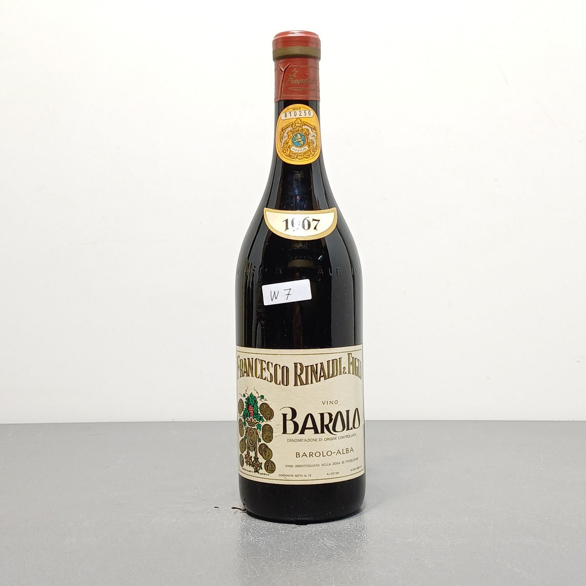 Barolo 1967 Francesco Rinaldi bott. 72 cl 13.5%