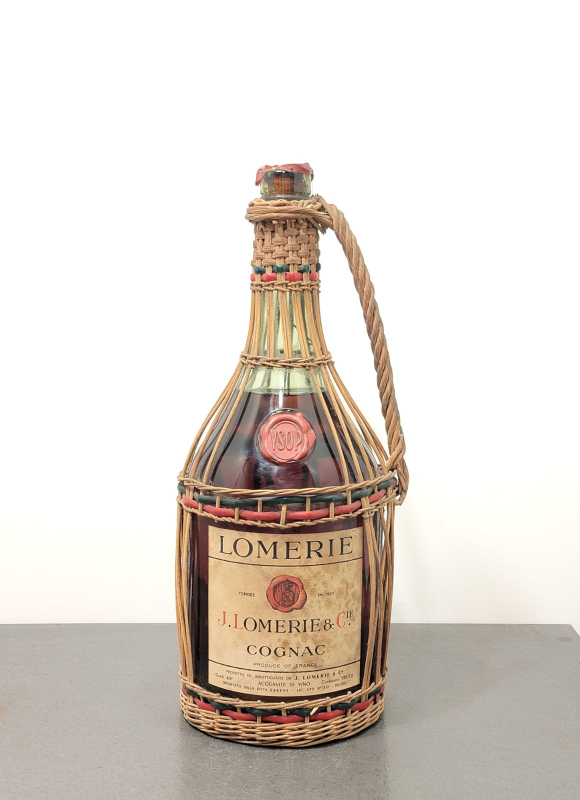 Cognac Lomerie 1960s V.S.O.P bott. 2 Litri 40%
