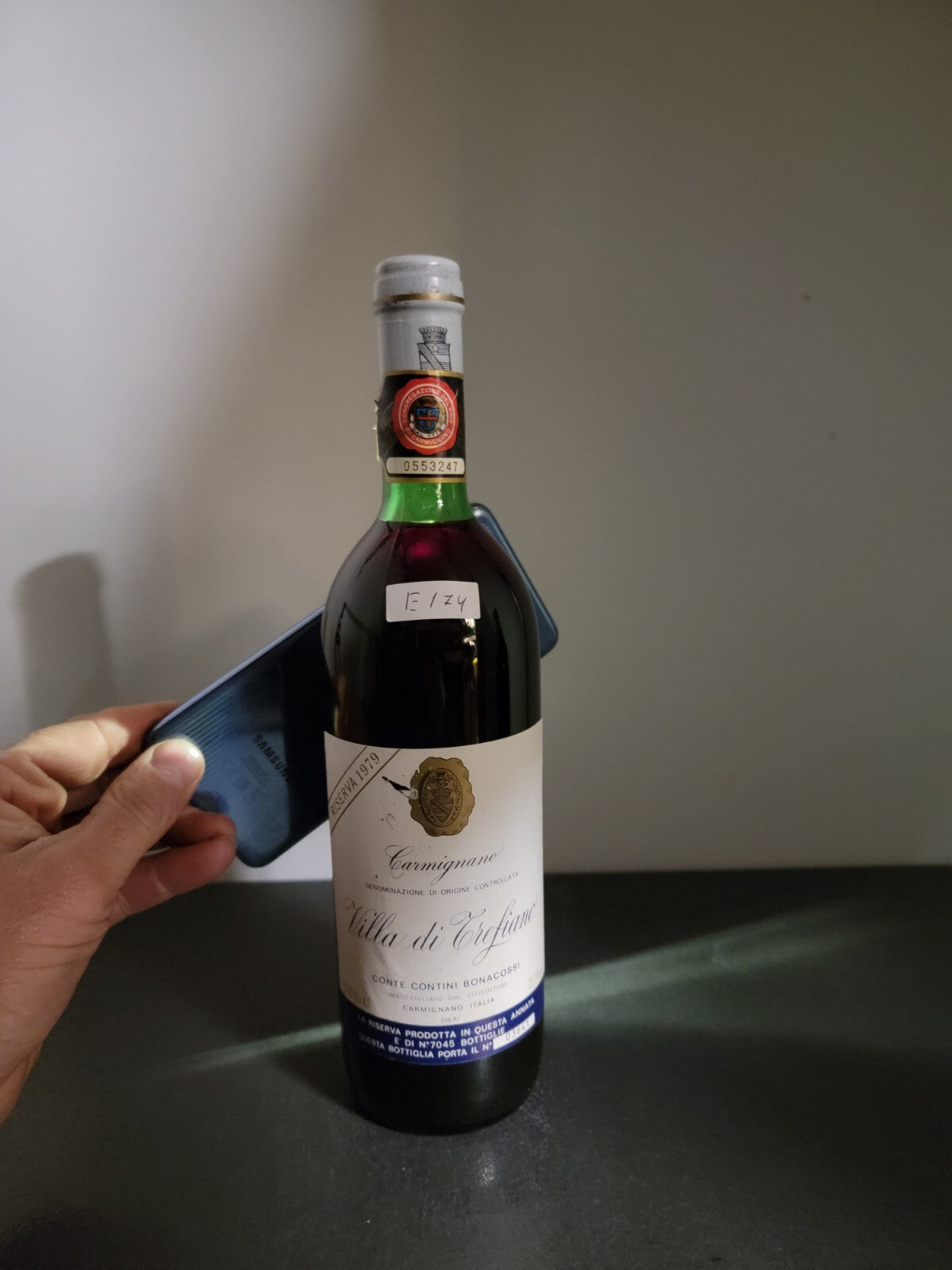 Villa Di Trefiano Riserva 1979 Carmignano Conte Contini Bonacossi 75 cl 12.7%