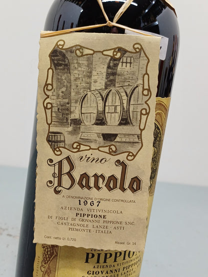 Barolo 1967 Giovanni Pippione bott. 72 cl