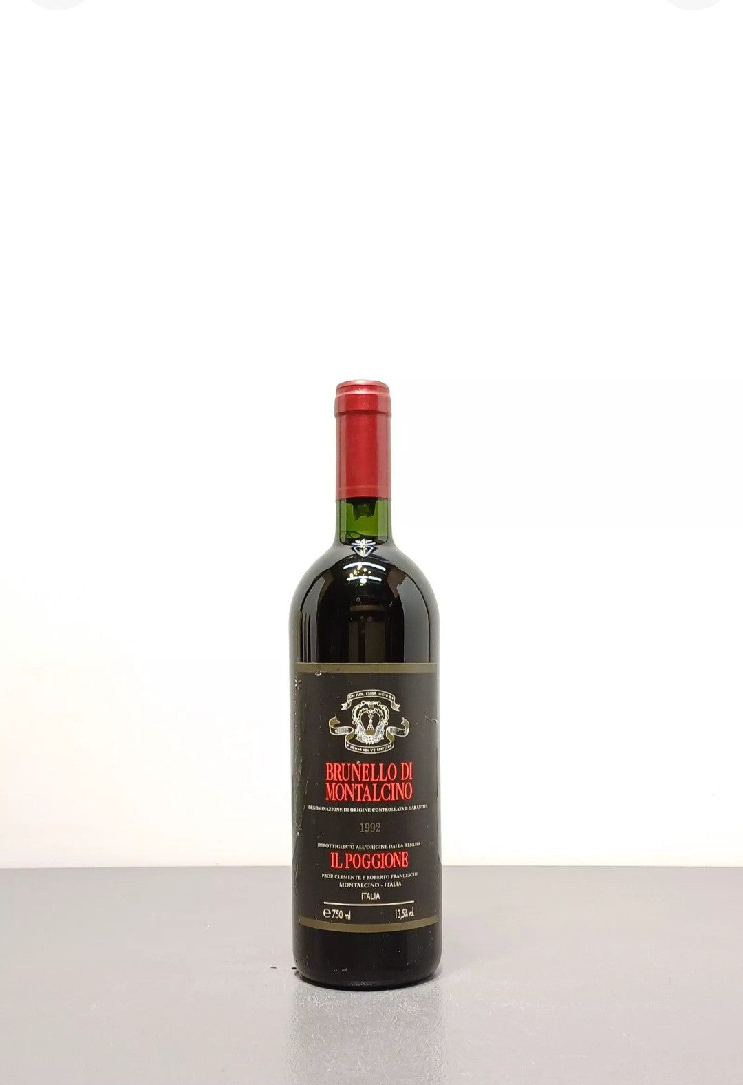 Brunello Di Montalcino, IL Poggione 1992 bott. 75 cl 13.5%