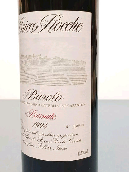 Barolo Bricco Rocche 1994 Brunate Ceretto Castiglione Falletto bott.75cl 13.5%