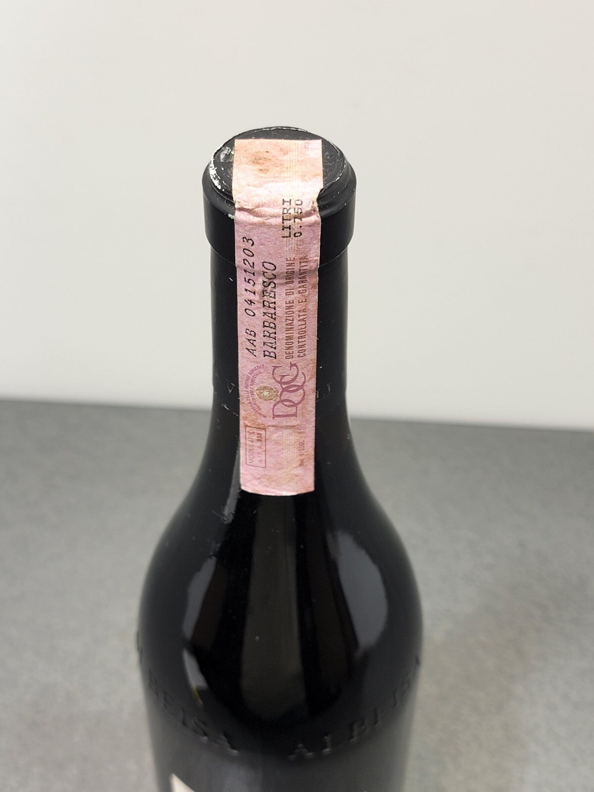 Barbaresco Cantina Vignaioli 1995  Elvio Pertinace bott..75 cl 13.5%