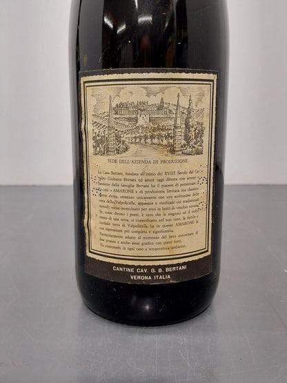 Amarone Bertani 1972 Recioto della Valpolicella Classico Bott. 75 cl 15%