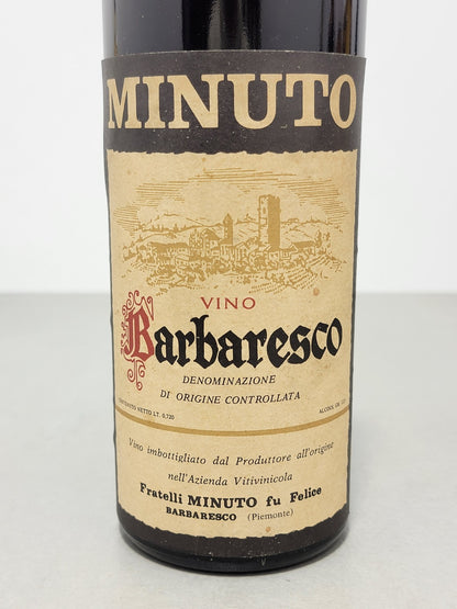Barbaresco Minuto 1965  bott. 72 cl 13,5%