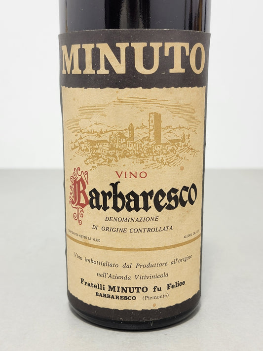 Barbaresco Minuto 1965  bott. 72 cl 13,5%