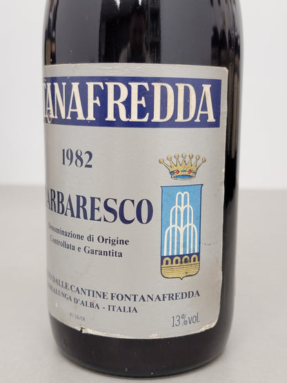 Barbaresco Fontanafredda 1982 Serralunga D'Alba 75 cl 13%