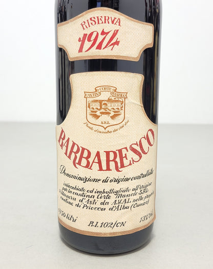 Barbaresco Corte Manolo 1974  Riserva Alba bott..75 cl 13%_2