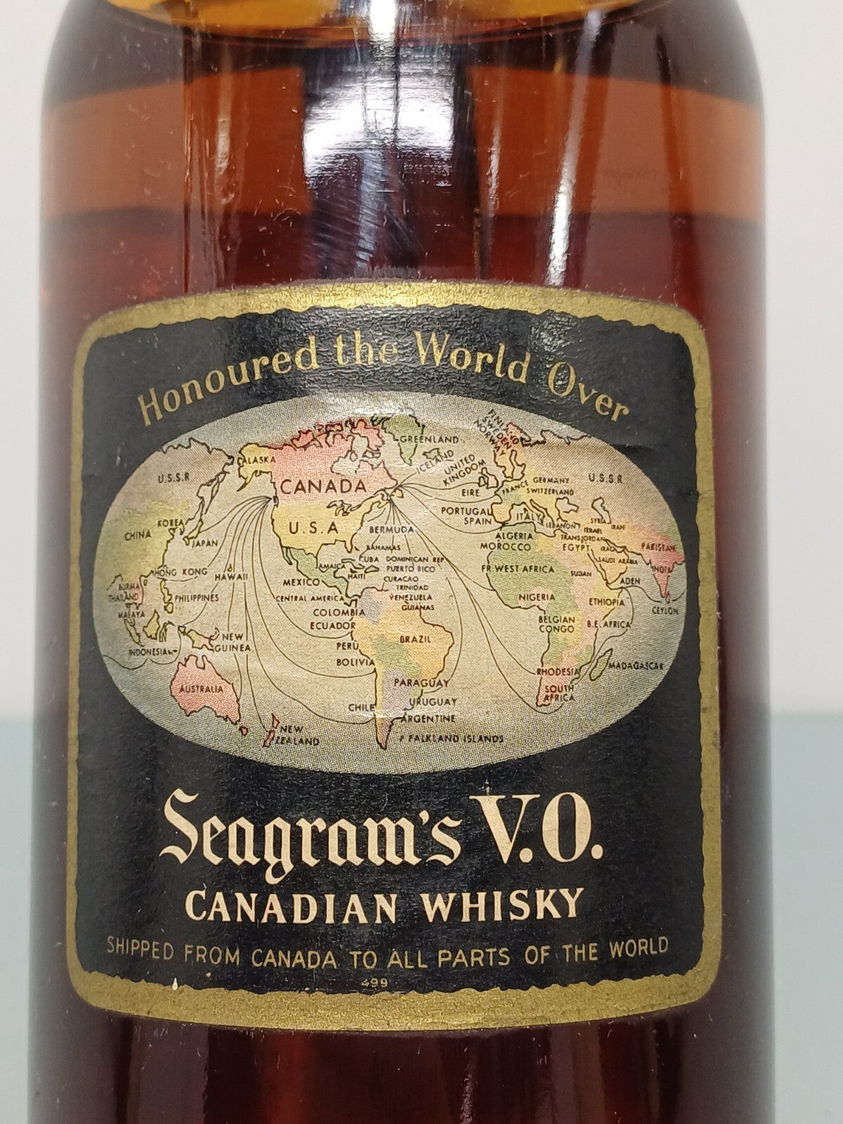 Whisky Seagram's V.O Canadian Club 1950s bott.75 cl 43%