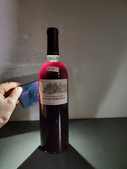 California Red Wine August Sebastiani 1992 bott. 75 cl. 12%