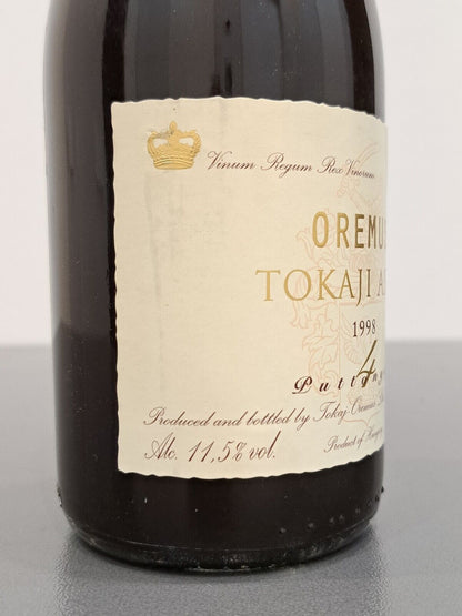 Tokaji Oremus Aszu 1998, 4 Puttonyos, Cl 50