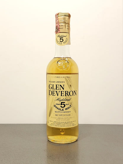 Whisky Glen Deveron 1980s 5years Highland Single Malt William Lawson's 75 cl 40%