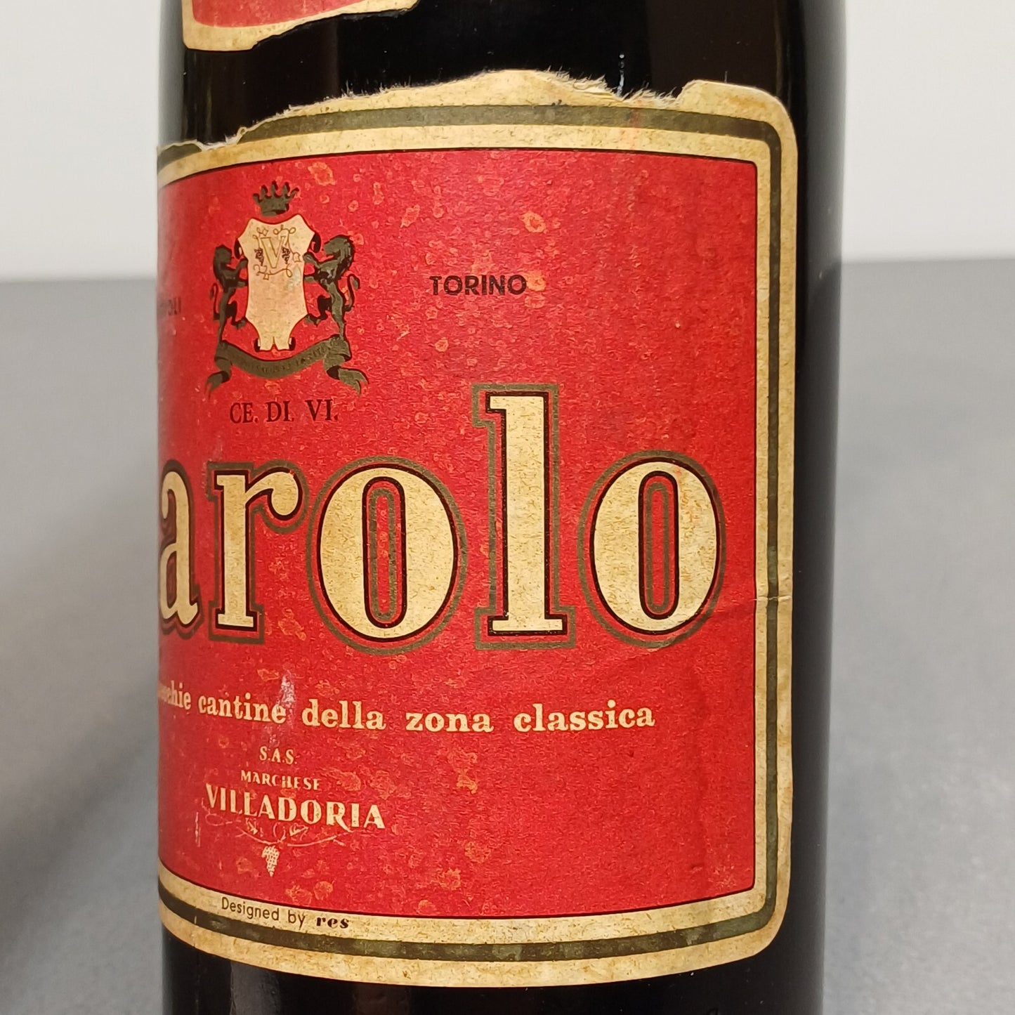 Barolo 1958 Marchese Villadoria Serralunga D'alba bott 72 cl 13.5%