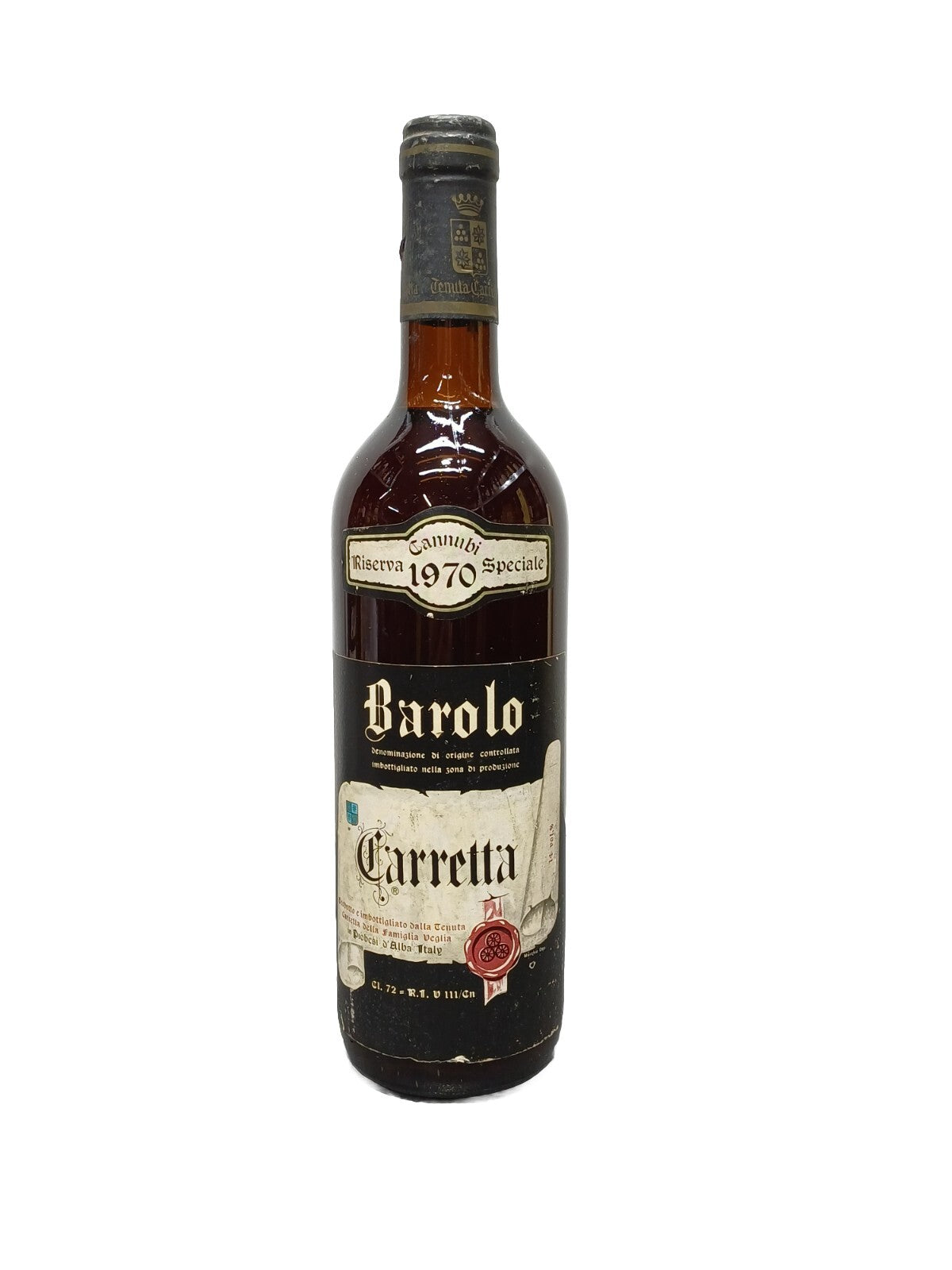 Barolo Carretta 1970 Cannubi Riserva Speciale bott. 72 cl 14%