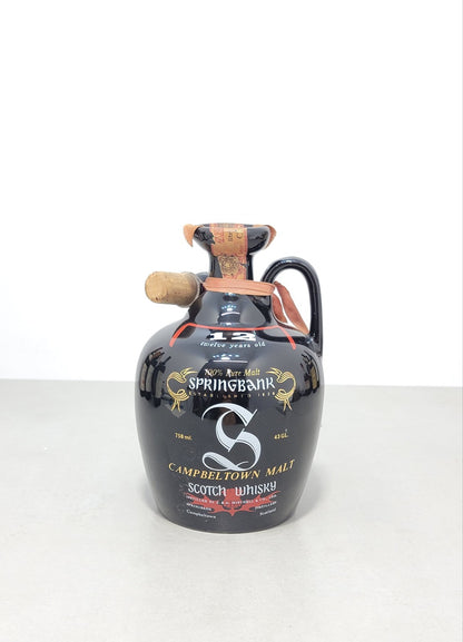Whisky Springbank 12 years 1980s Decanter Campbeltown Malt bott. 75 cl 43%