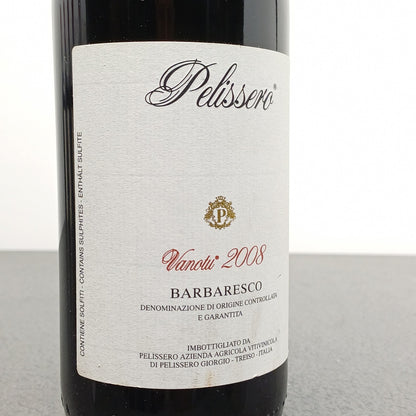 Barbaresco Pelissero 2008 Vanotu bott. 75 cl 14%