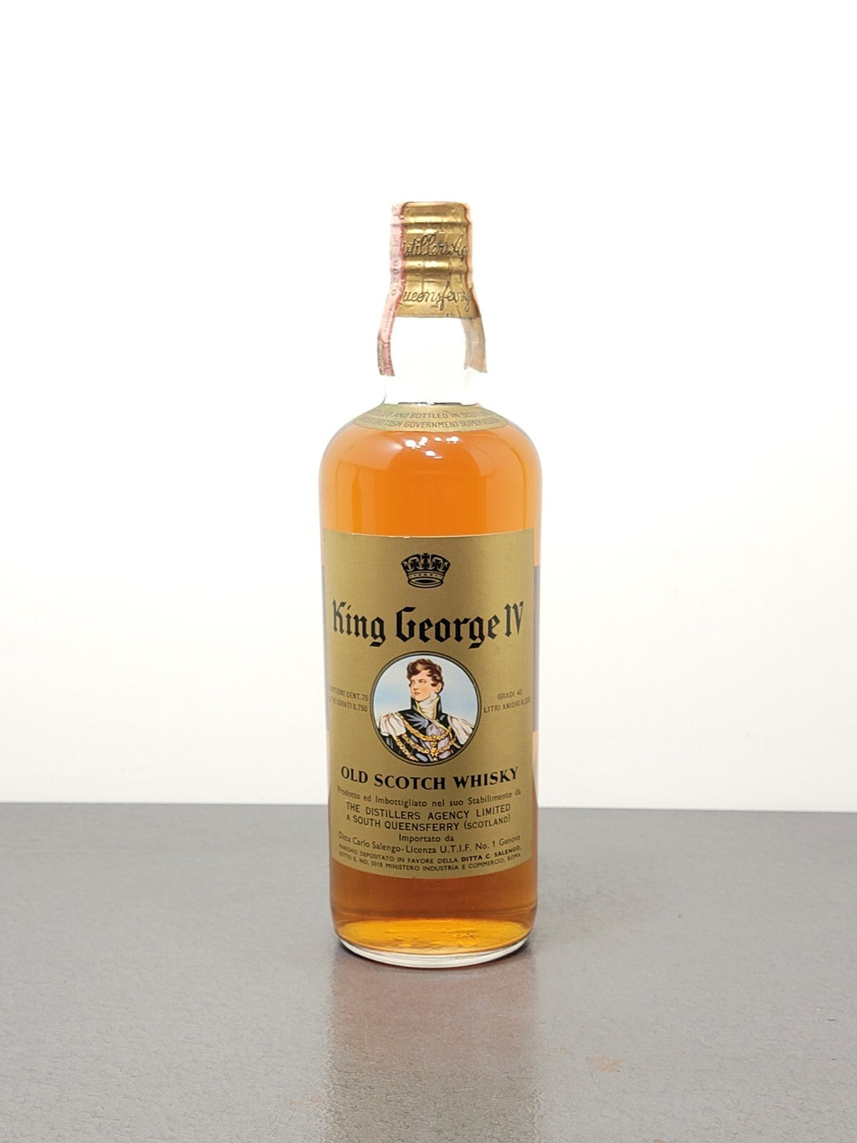 Whisky King George IV 1950s bott. 75 cl 43%