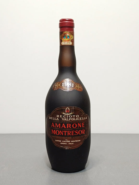 Amarone Montresor 1981 Recioto della Valpolicella Giacomo Montresor bott..75 cl