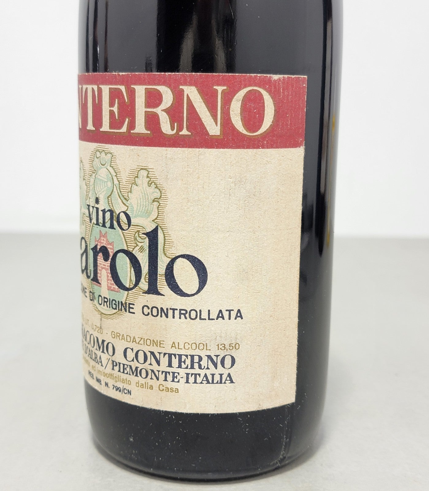 Barolo Giacomo Conterno 1969 MonforteD'alba bott. 72 cl 13,5%