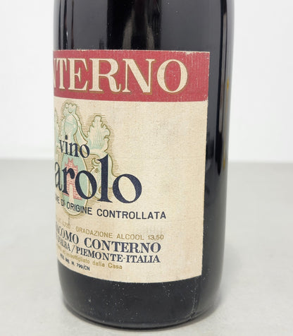 Barolo Giacomo Conterno 1969 MonforteD'alba bott. 72 cl 13,5%