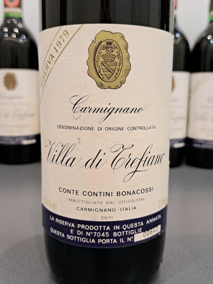 Carmignano Villa Di Trefiano Riserva 1979 Contini Bonacossi bott. 75 cl