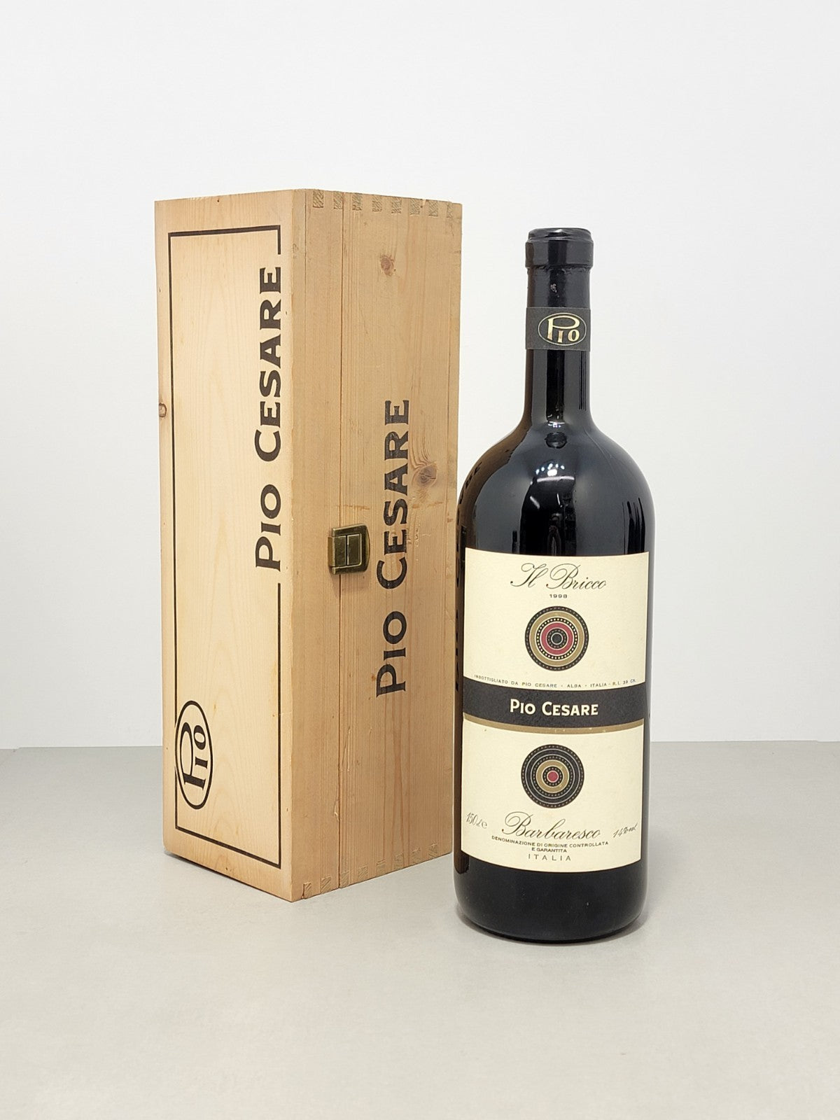 Barbaresco il Bricco Magnum 1998 Pio Cesare Alba Cassa Legno bott. 1,5 litri 14%