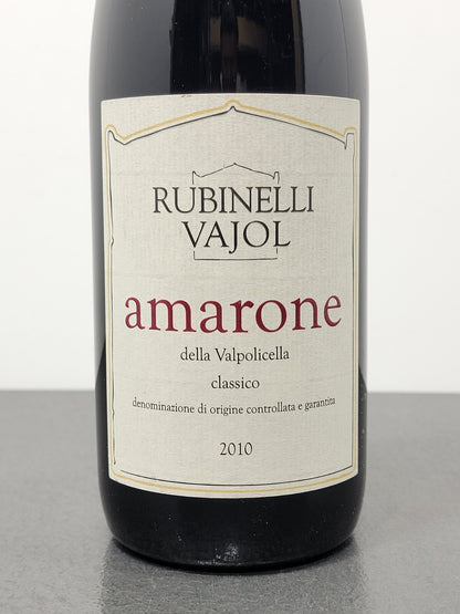 Amarone Rubinelli Vajol 2010 Valpolicella Classico bott..75 cl 16%