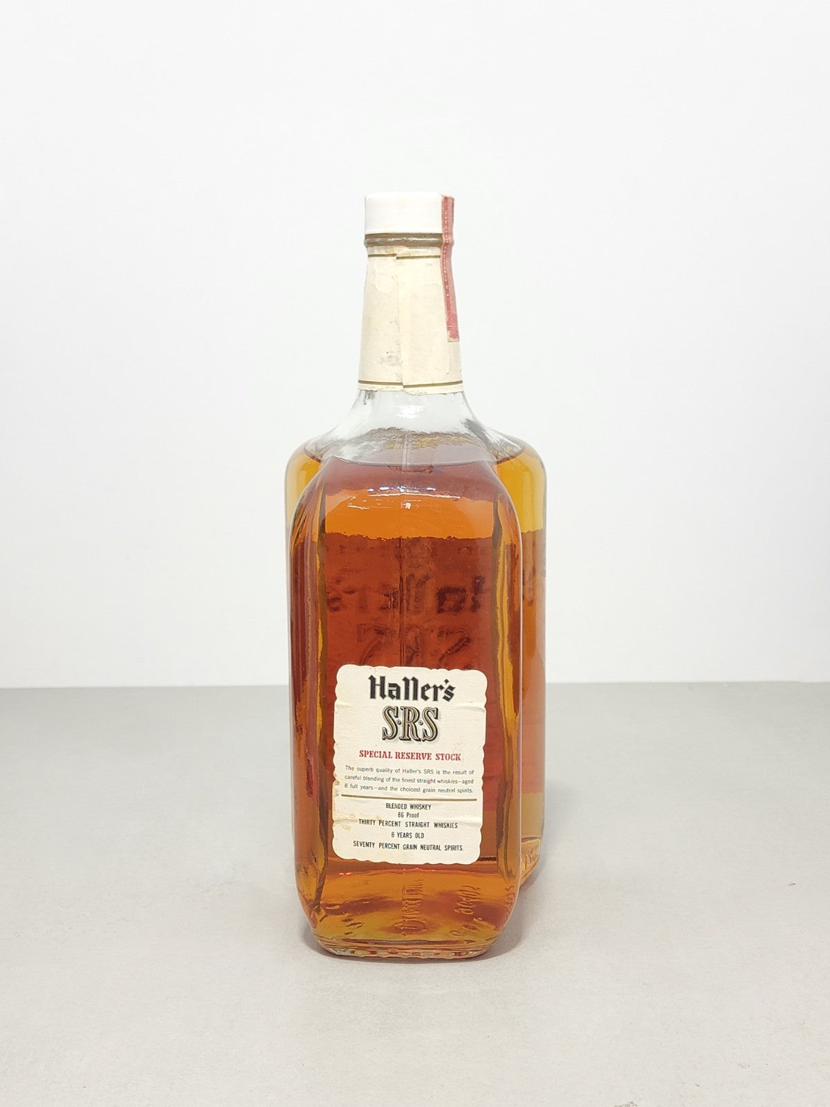 Whisky Haller’s SRS 1974 Special Stock Reserve 86 Proof bott. 1,75 litri 43%