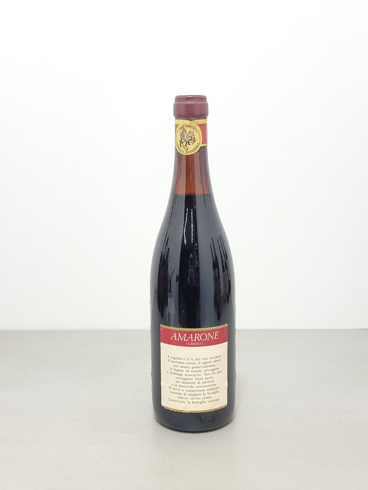 Amarone Scamperle 1974 Recioto Della Valpolicella bott. 75 cl 14,5%