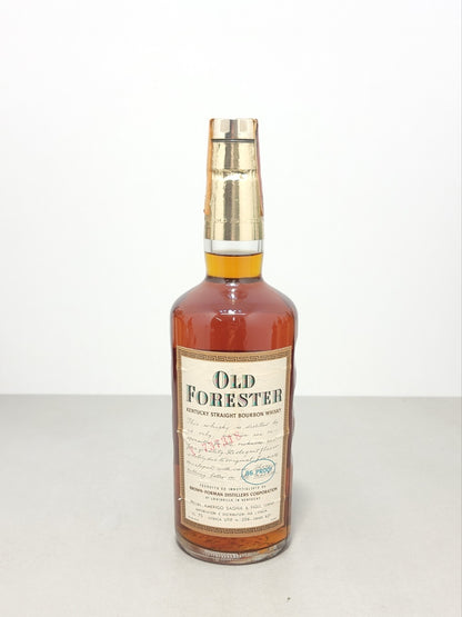 Whiskey Old Forester 1974 Kentucky Straight Bourbon 86 Proof bott. 75 cl 43%