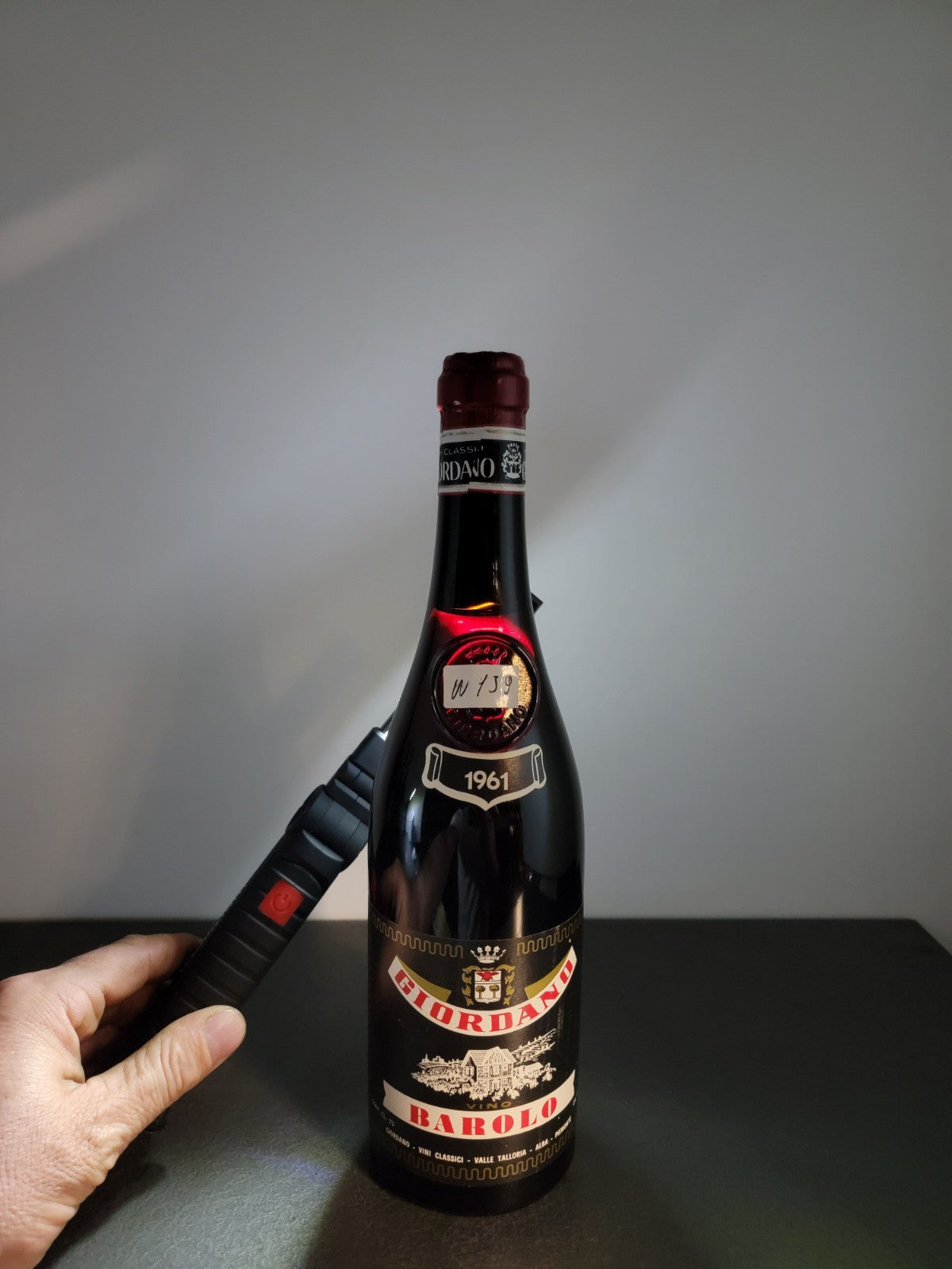 Barolo Giordano 1961 Alba bott.70 cl 13.5%