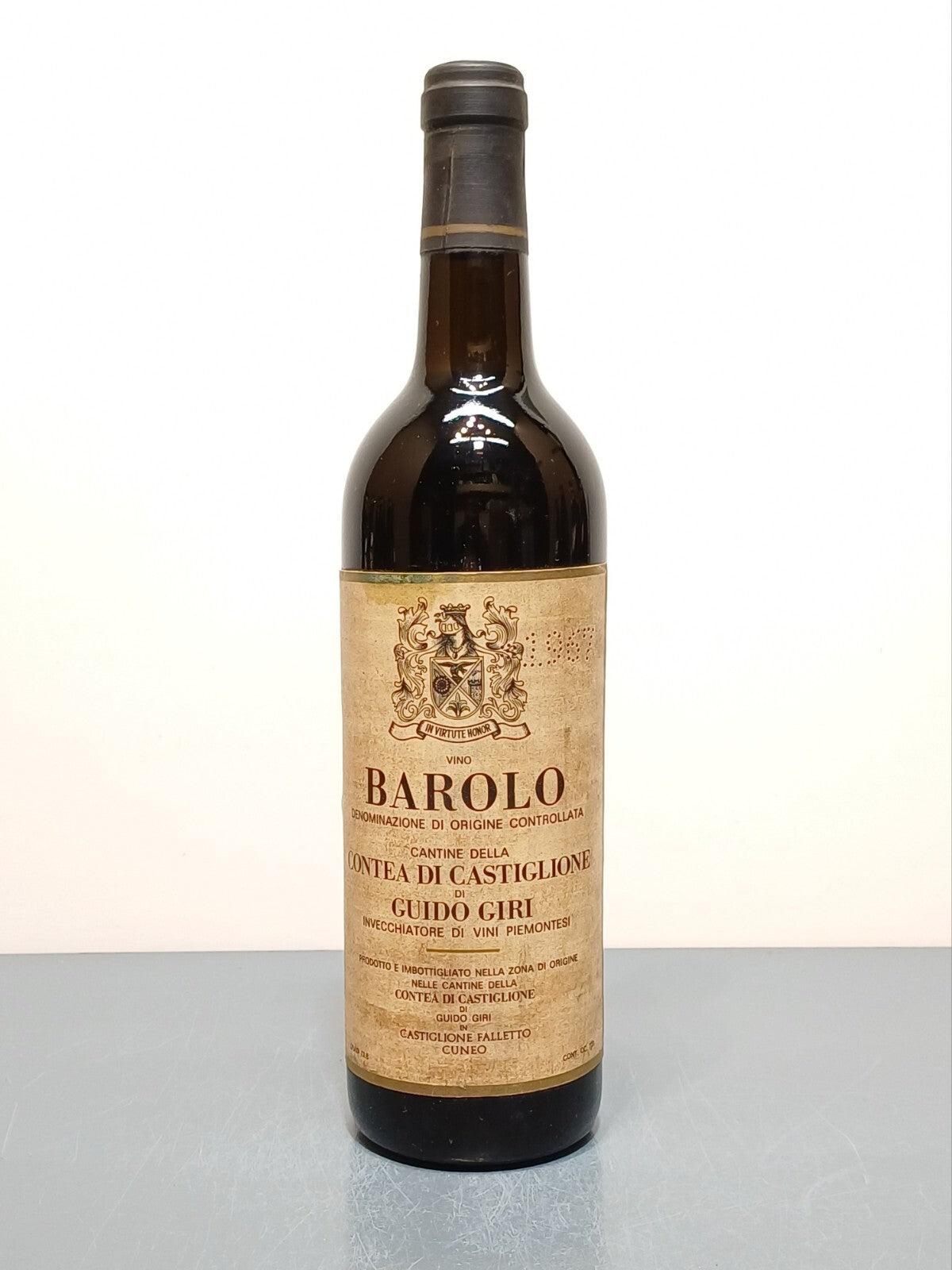 Barolo Guido Giri 1967 Castiglione Falletto bott.72 cl 13.8%