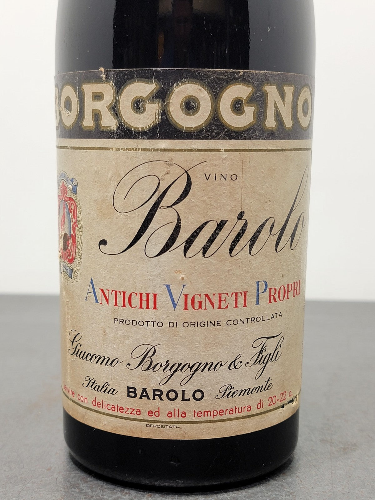 Barolo Borgogno 1959 Riserva bott.72 cl 13.5%