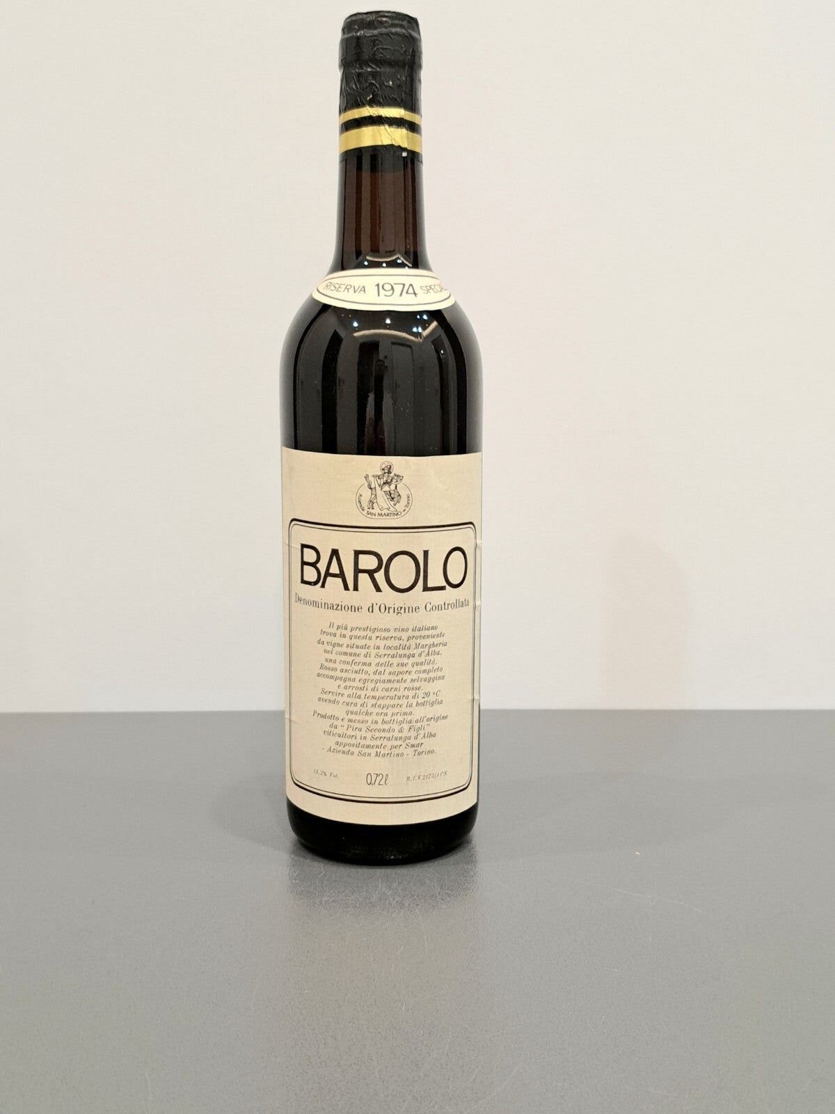 Barolo 1974 Pira Secondo Riserva Speciale bott. 72 cl