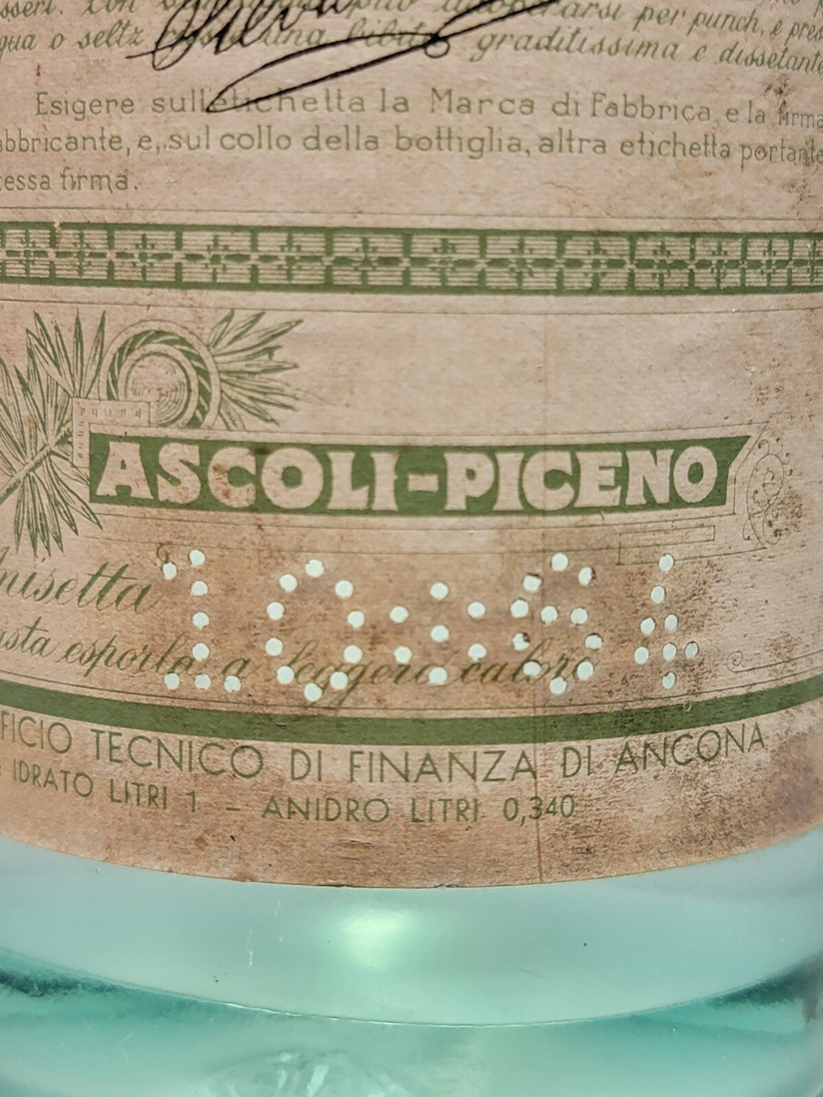 Anisetta Silvio Miletti 1964 bott. 100 cl