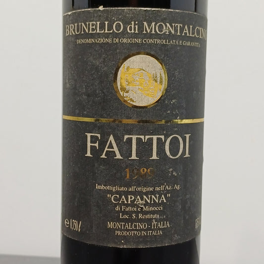Fattoi 1989 Brunello Di Montalcino Capanna bott.75 cl 13.5%