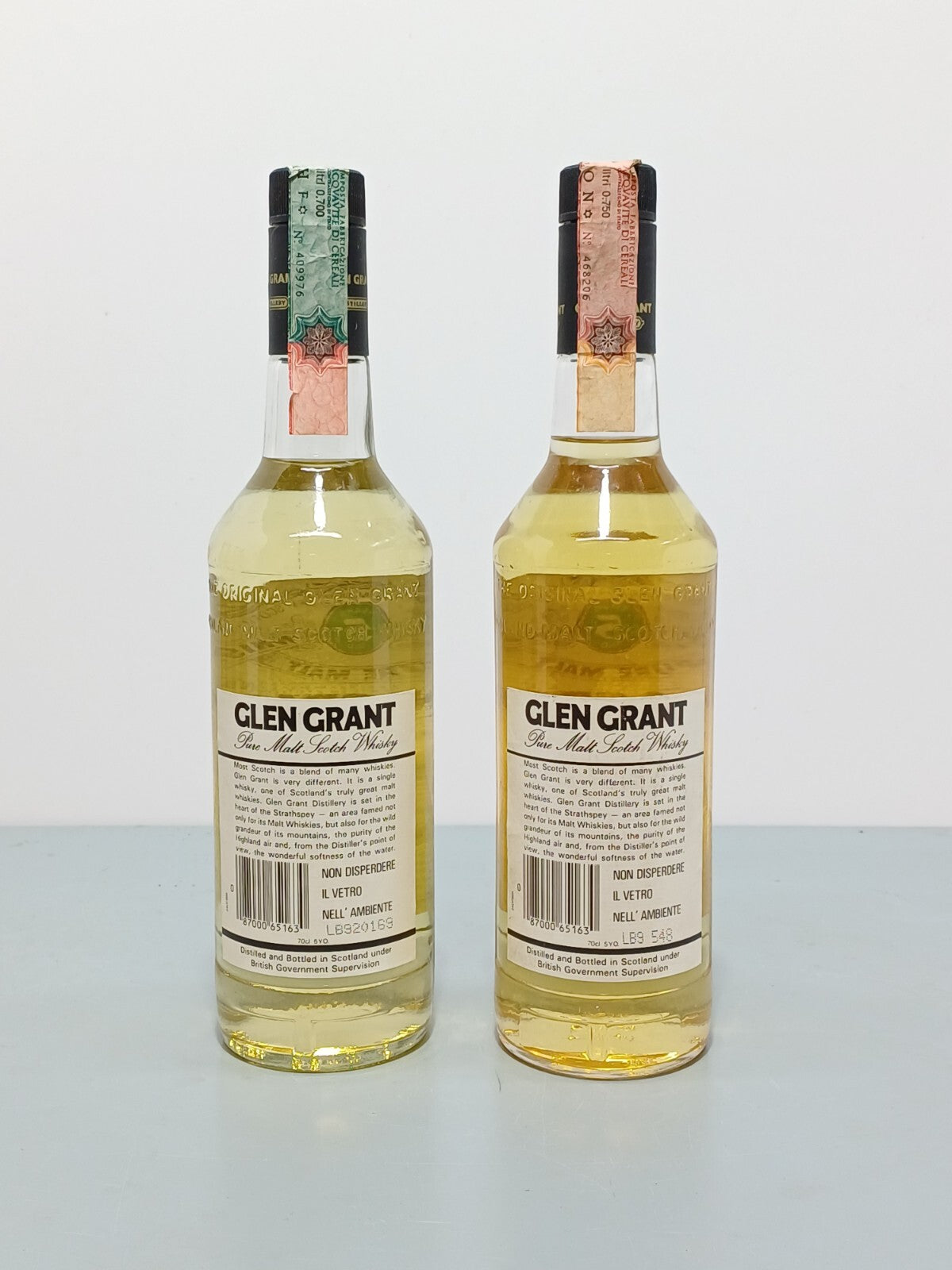 Whisky Glen Grant 5 years 1987 Pure Malt bott. 70 cl