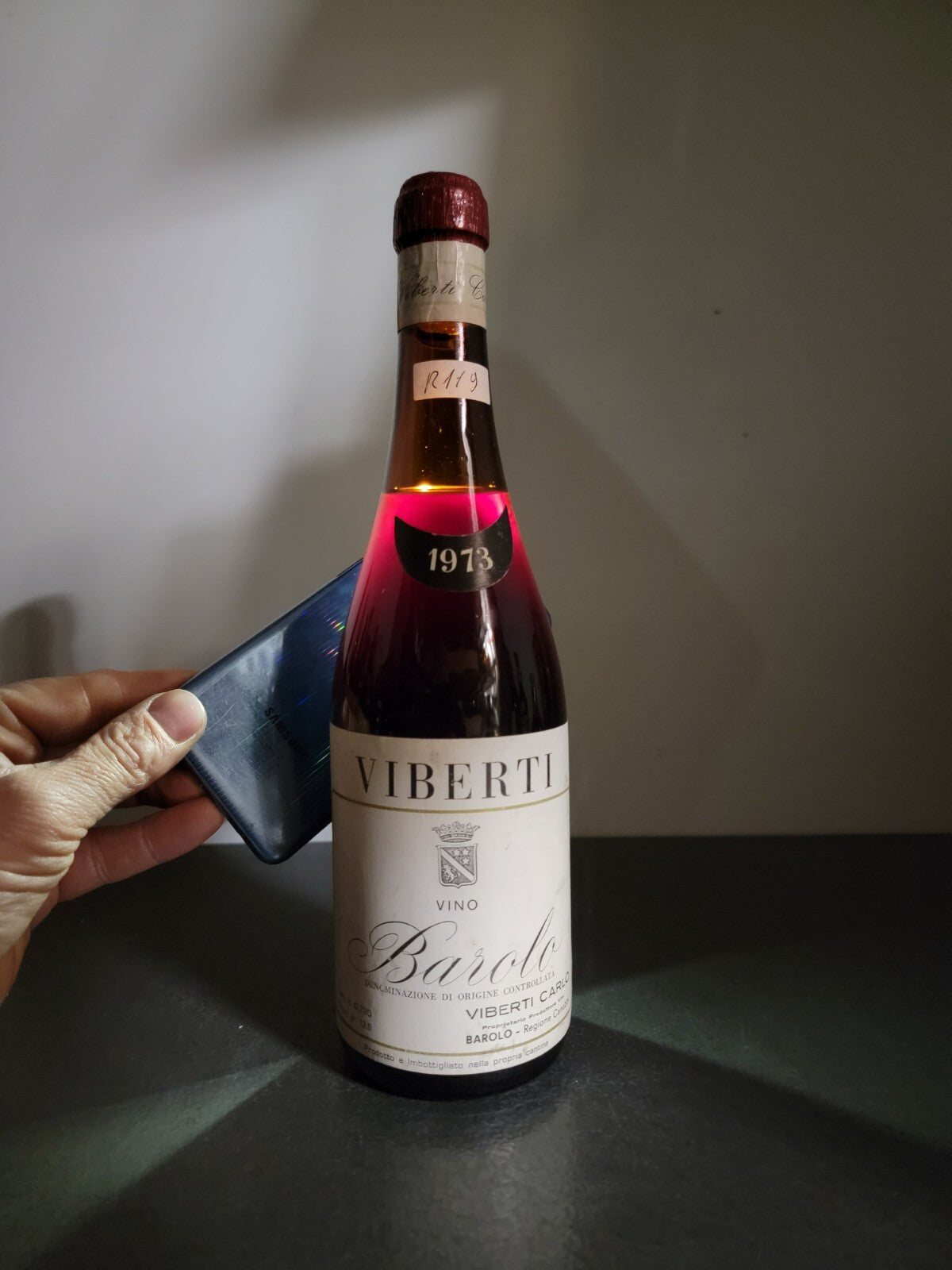 Barolo Carlo Viberti 1973 Cannubi bott.72 cl 13.5%