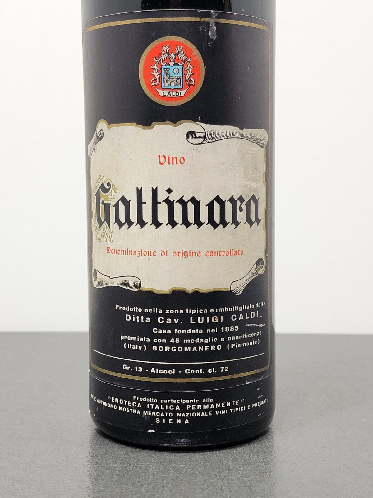 Gattinara Luigi Caldi 1964 Riserva Speciale bott.72 cl 13%