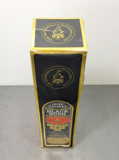 Whisky Bushmills Black Bush Irish Single Malt Whisky 1980s bott. 1 Litro 43%