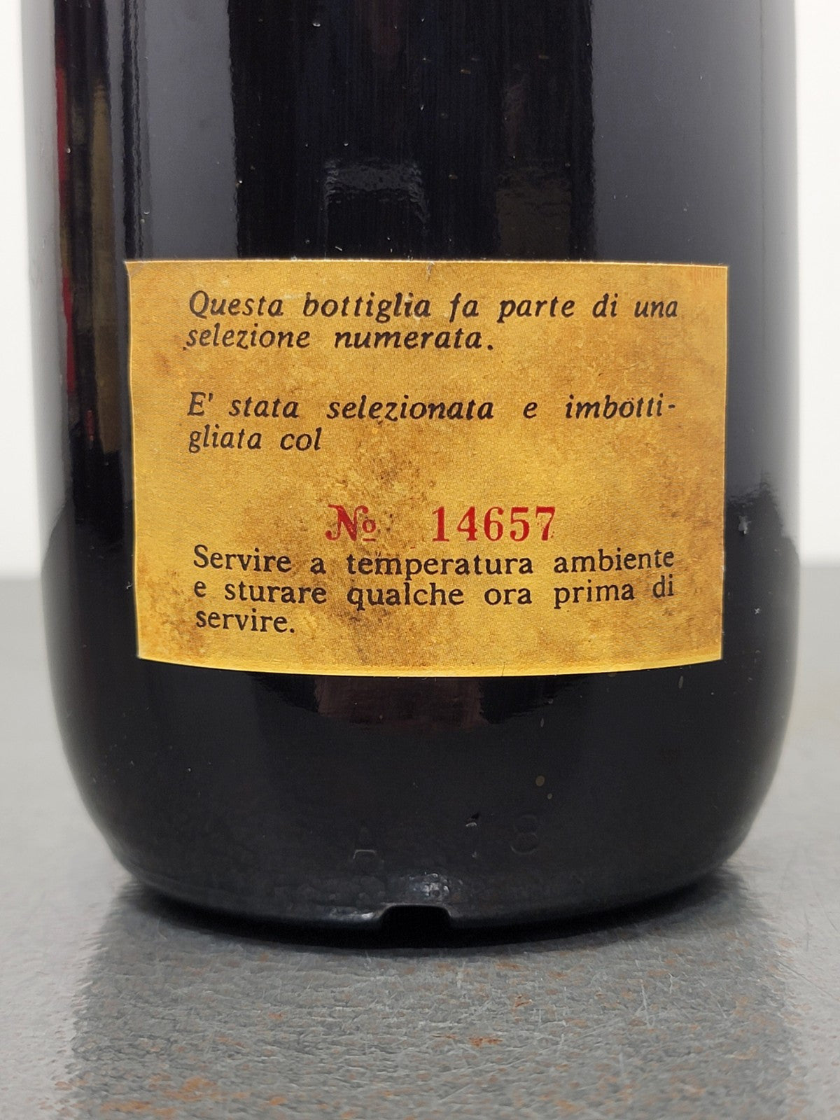 Barbaresco Scanavino Riserva 1974 bott.75 cl 13%