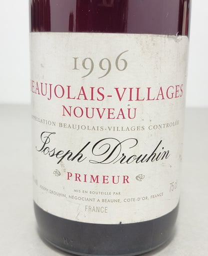 Beaujolais Villages Nouveau 1996 Joseph Drouhin Primeur bott. 75 cl 12,5%