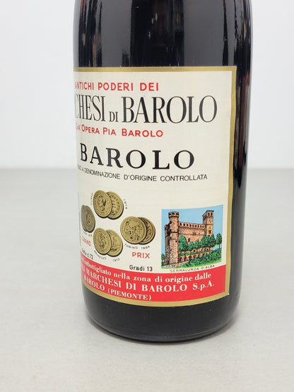 Barolo Marchesi di Barolo 1968 bott.72 cl 13%